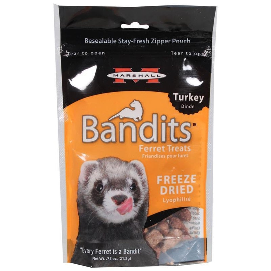 Aurora Pet Bandits Premium Ferret Treats Variety Pack - 4 Flavors With Pet Wipes (12 Oz Total)