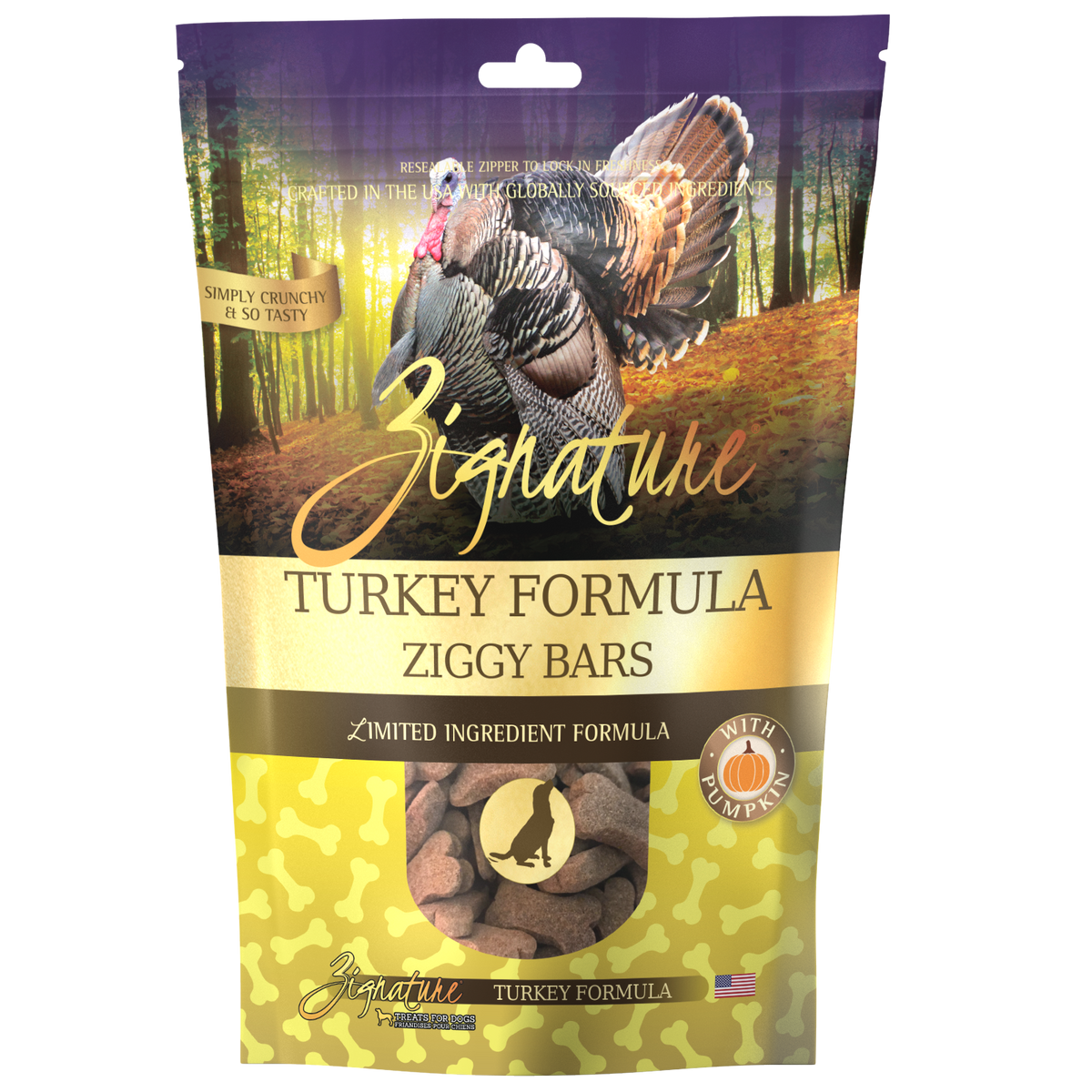 Zignature Ziggy Bars Turkey Formula Dog Treats Winchester VA
