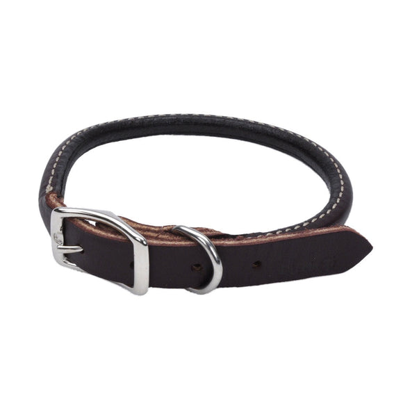 Coastal Latigo Brown Round Collar (16)