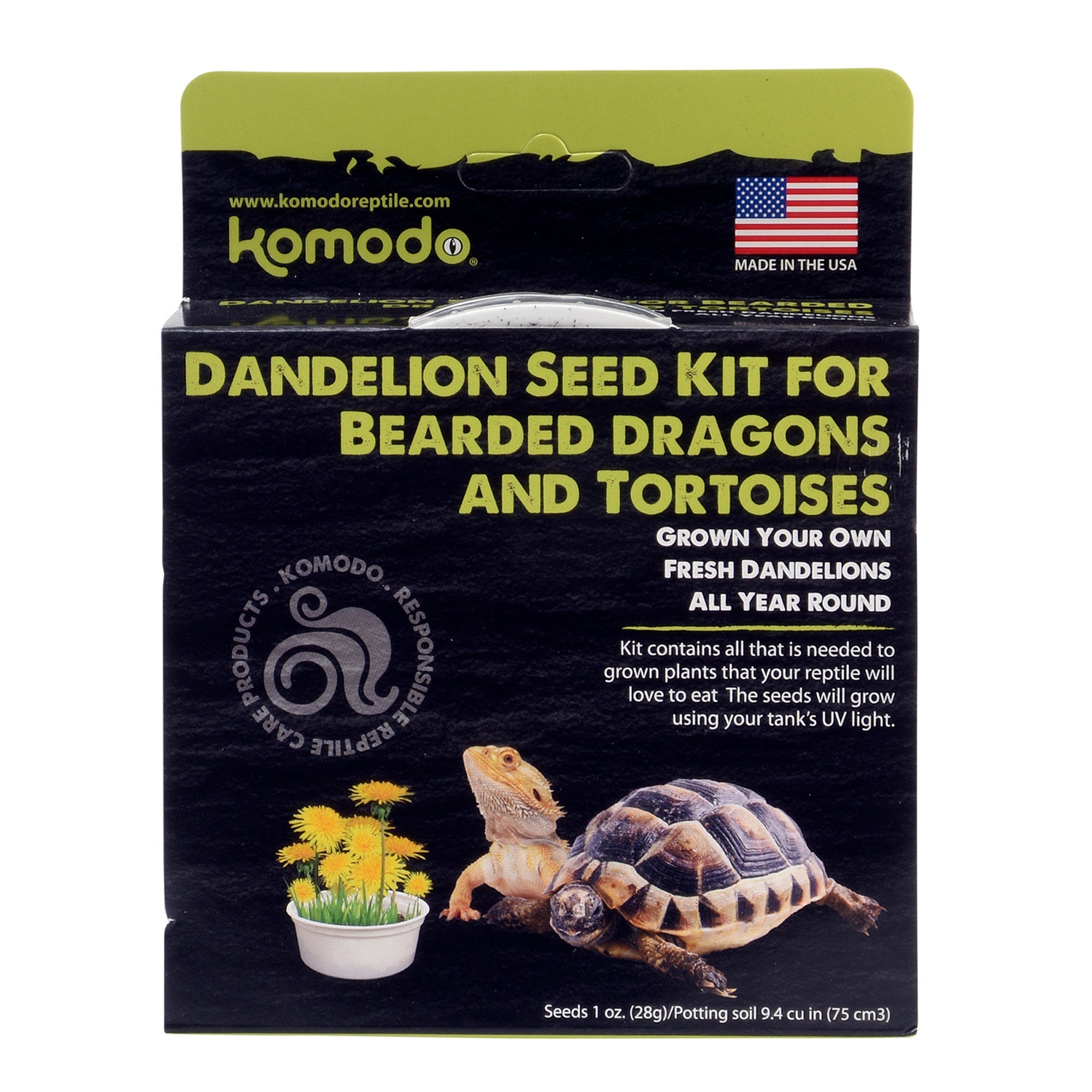 Komodo Grow Your Own Dandelion Seed Kit (6.5 Komodo Grow Your Own Dandelion Seed Kit (6.5