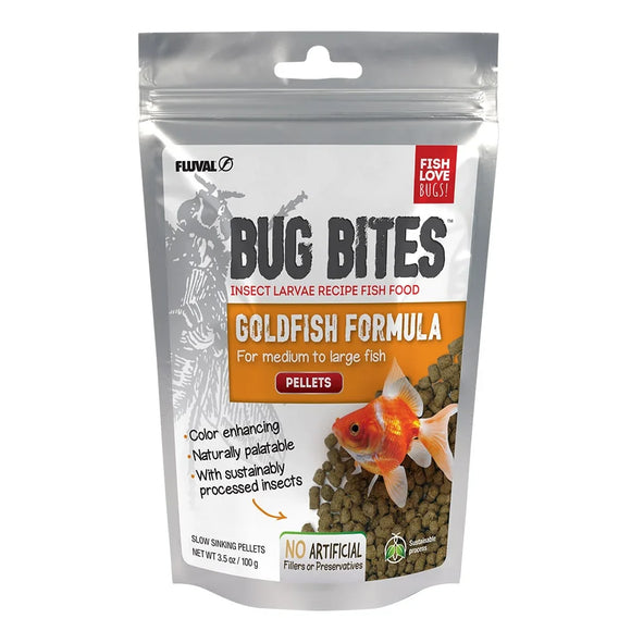 Fluval Bug Bites Goldfish Pellets