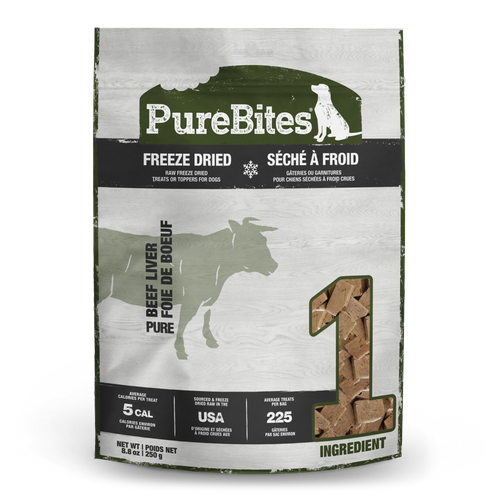 PureBites Freeze Dried Beef Liver Dog Treats