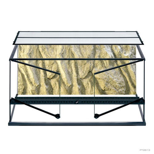 Exo Terra Natural Terrarium Advanced Glass Reptile Habitat Large Wide (90x45x45cm (36x18x18))