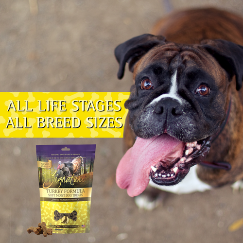 Zignature Turkey Soft Moist Treats for Dogs