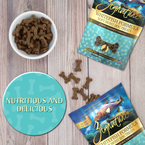 Zignature Whitefish Soft Moist Treats for Dogs