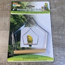 Penn Plax Wooden Parakeet Swing