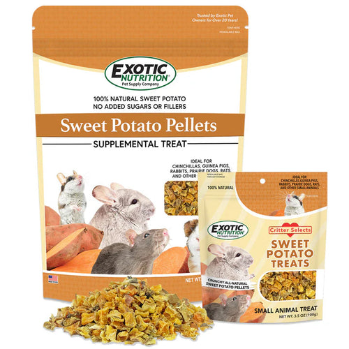 Exotic Nutrition Critter Selects Sweet Potato Treat