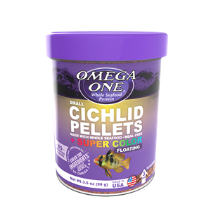 Omega One® Cichlid Pellets Small Floating