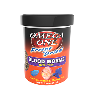 Omega One Freeze Dried Bloodworms - Winchester, VA - Winchester Aquarium &  Pet Center