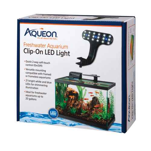 Aqueon Freshwater Aquarium Clip-On LED Lights (2-Way)