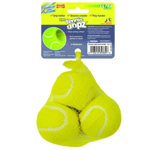 Nylabone Power Play Dog Tennis Ball Gripz