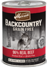 Merrick Backcountry Grain Free 96% Beef Recipe Canned Dog Food