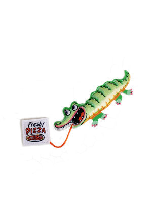 Fuzzu Gator & Pizza Cat Toy