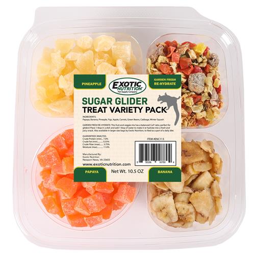 Exotic Nutrition Sugar Glider Treat Variety Pack