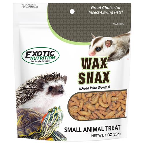 Exotic Nutrition's Wax Snax Dried Wax Worms