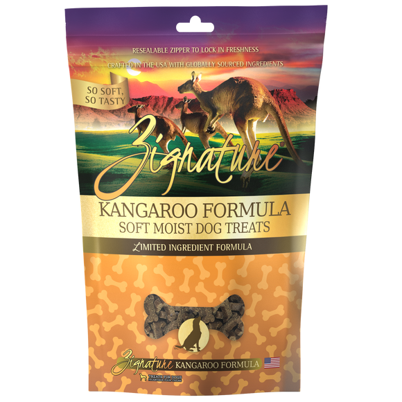 Zignature Kangaroo Formula Soft Moist Dog Treats