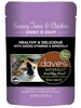 Dave’s Naturally Healthy Cat Food Pouch – Saucey Tuna & Chicken Dinner in Gravy