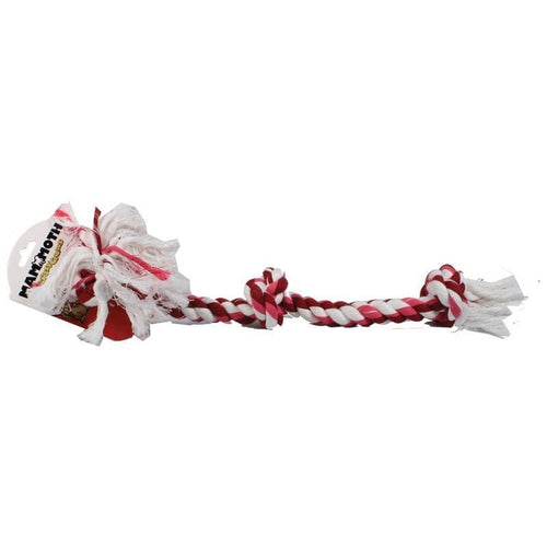 MAMMOTH FLOSSY CHEWS COLOR 3 KNOT ROPE TUG