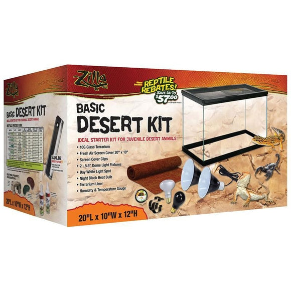 Zilla Basic Desert Reptile Starter Kit