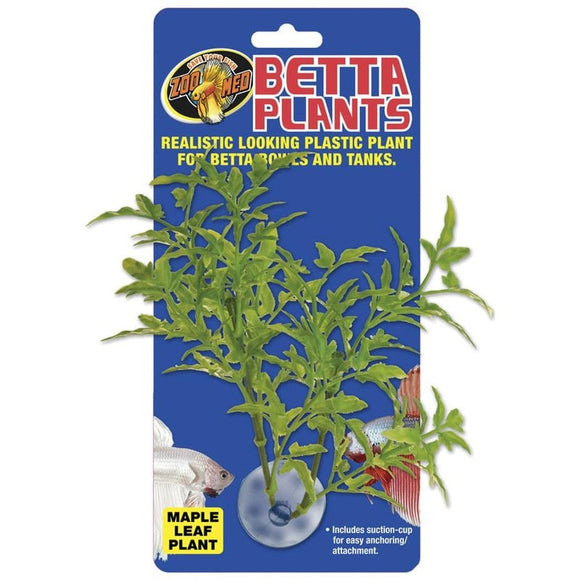 ZOO MED BETTA PLANTS MAPLE LEAF PLASTIC PLANT