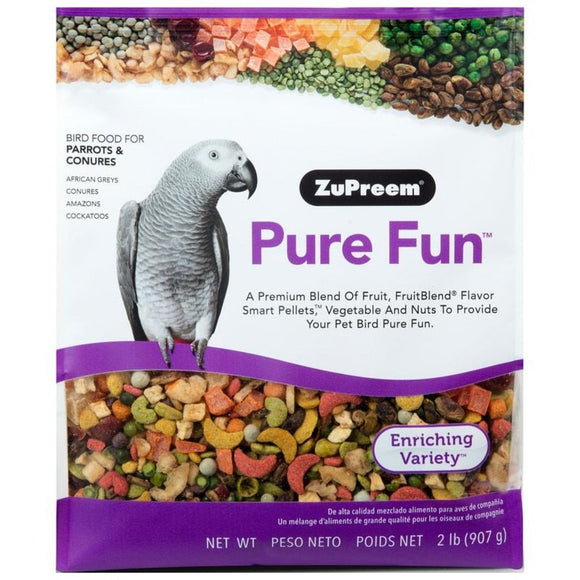 PURE FUN BIRD FOOD FOR PARROTS & CONURES